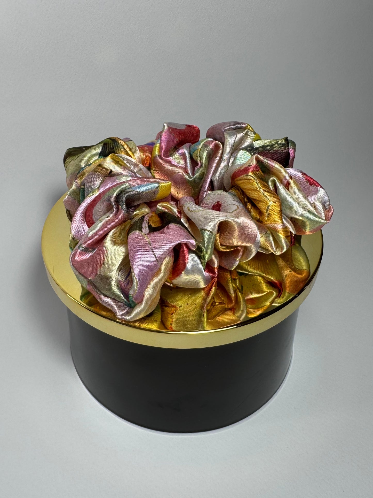 Colorful Satin Scrunchie
