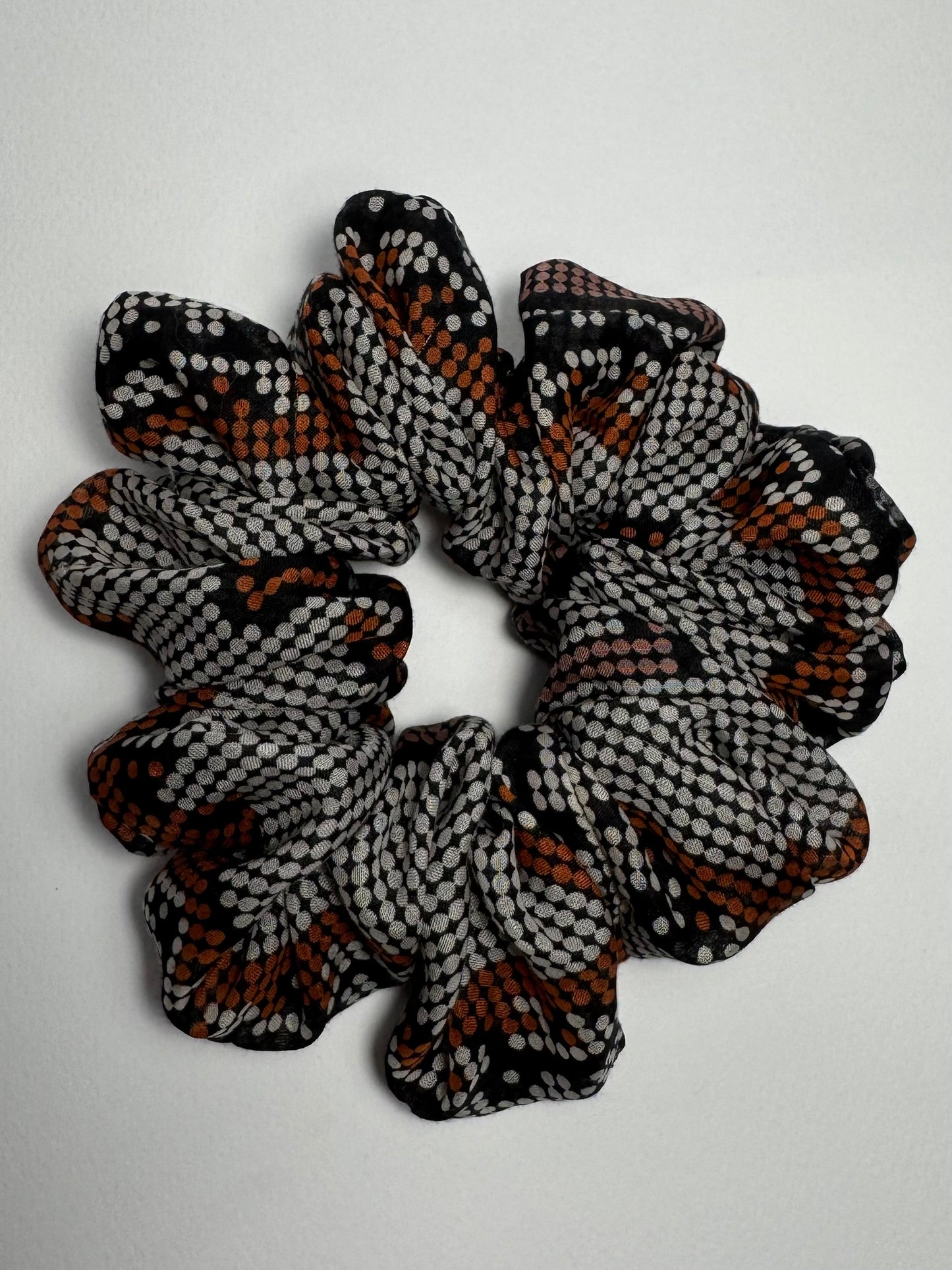 Snake Brown Scrunchie