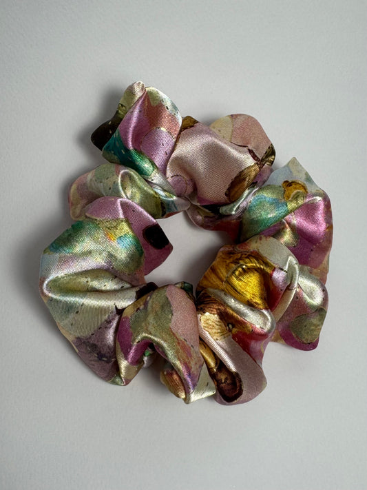 Colorful Satin Scrunchie
