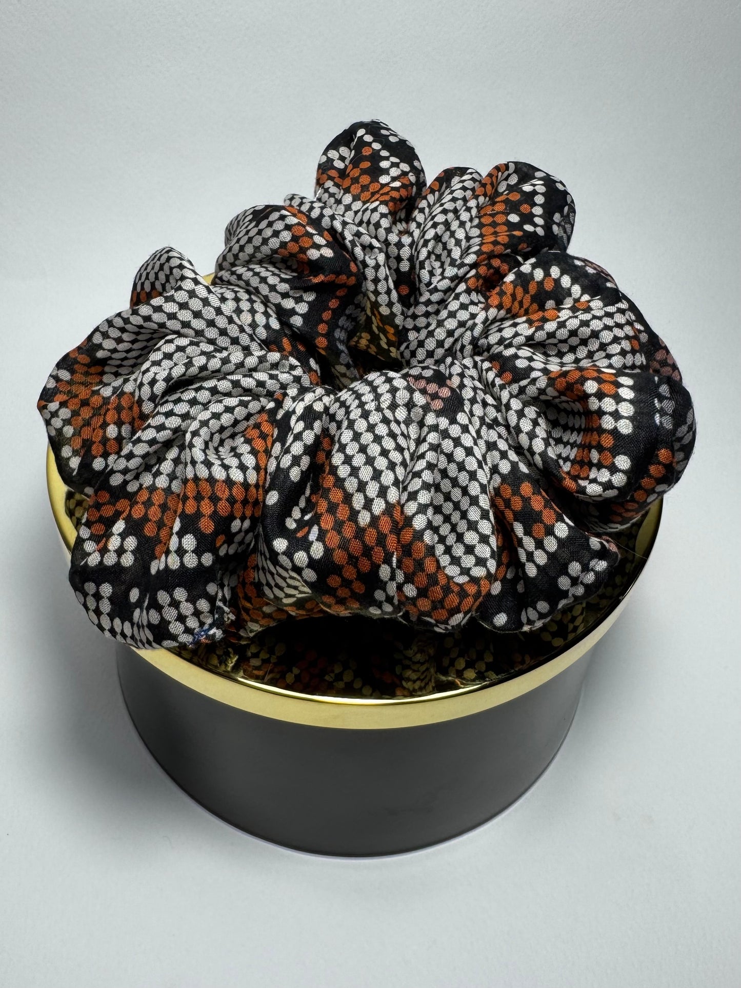 Snake Brown Scrunchie