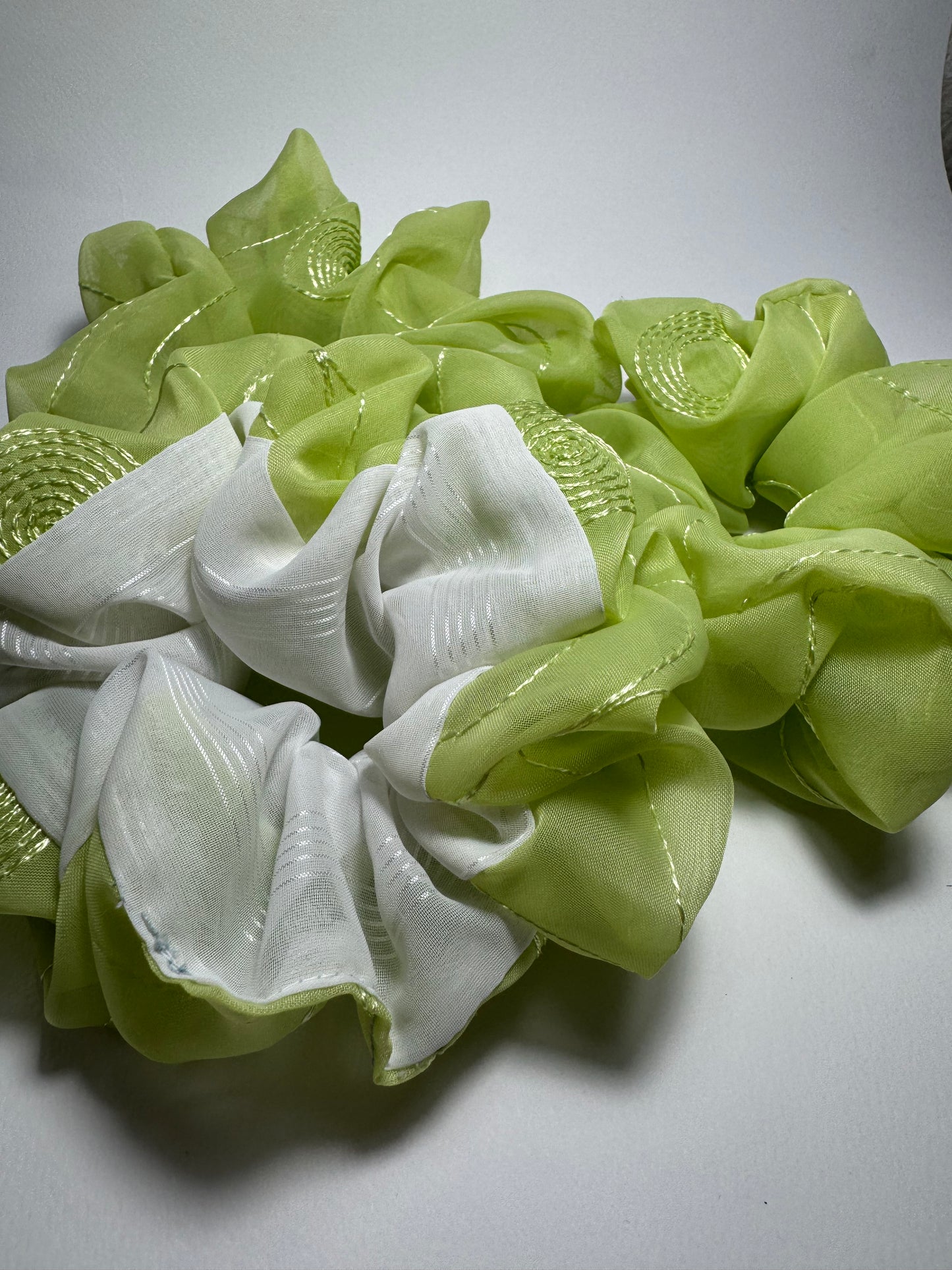 Electric Celeste Scrunchie