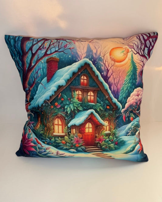 Декоративна възглавничка „Зимна приказка“