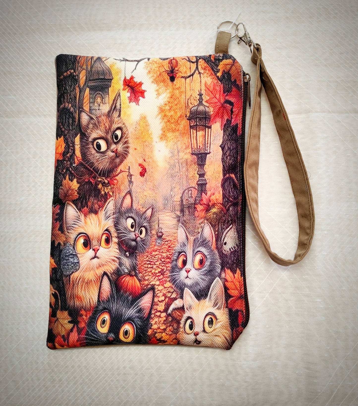 Чантичка "Любопитни котки"