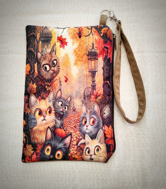 Чантичка "Любопитни котки"